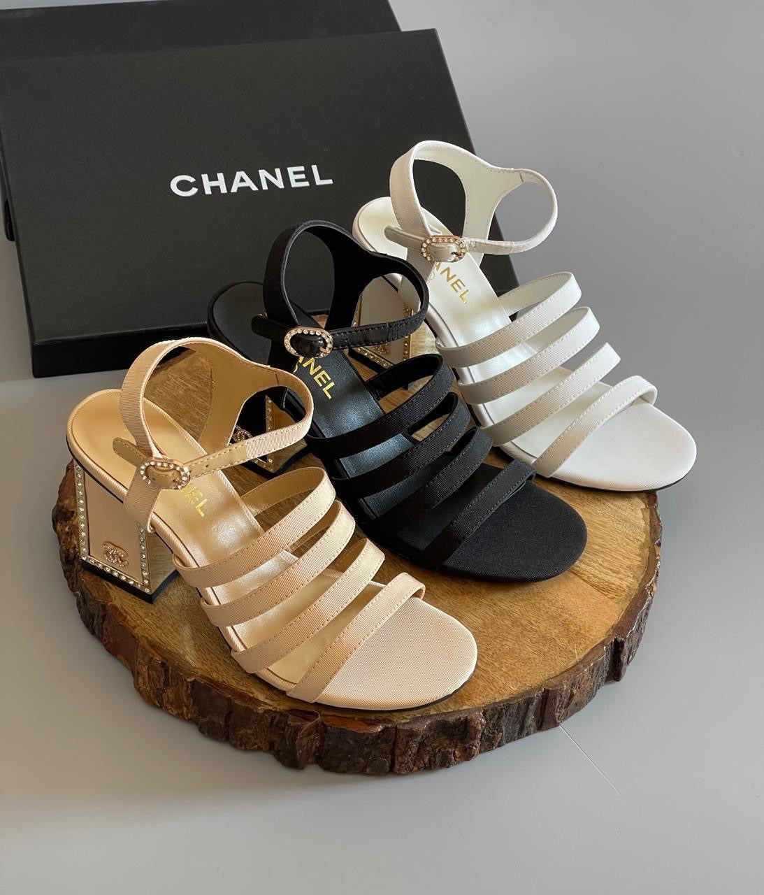 Chanel sandals heels