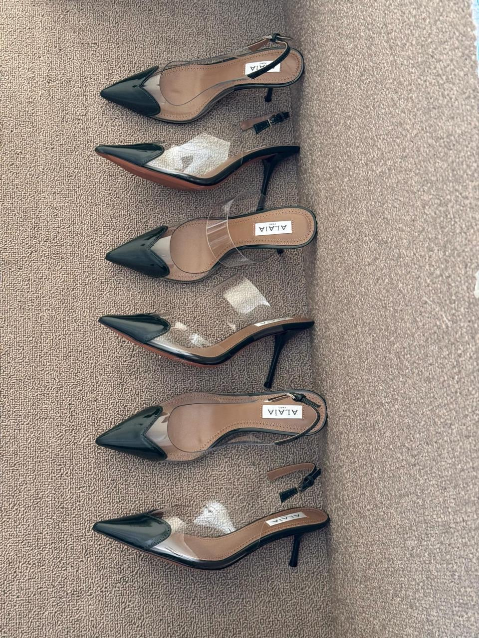 Alaia heels green