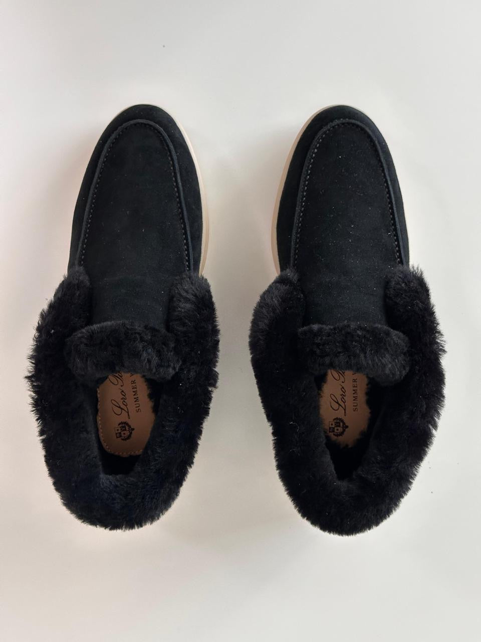 Loro piana loafers - boots with fur