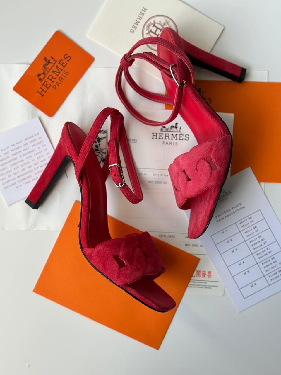 Hermes sandals heels