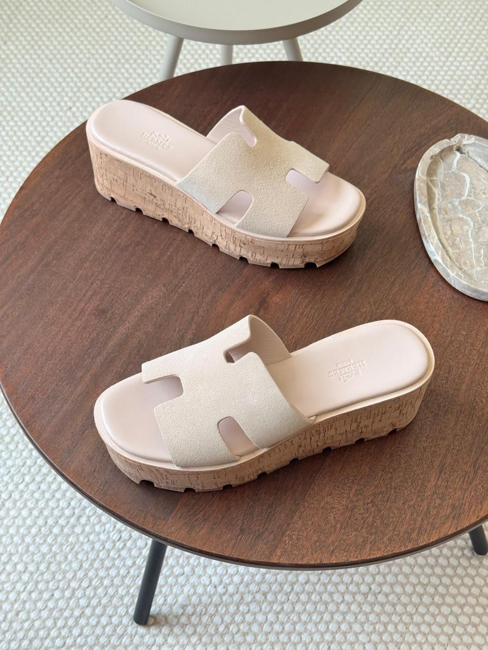 Hermes slippers - wedges