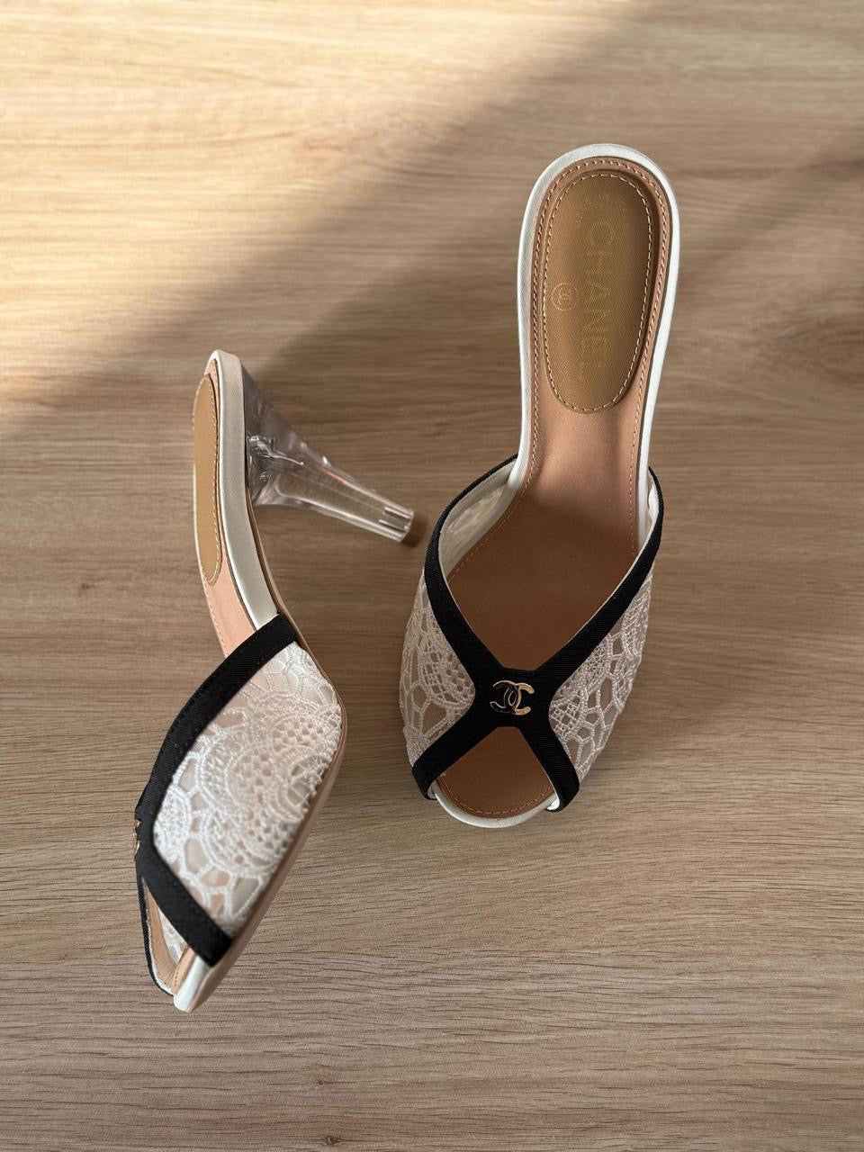 Chanel sandals heels
