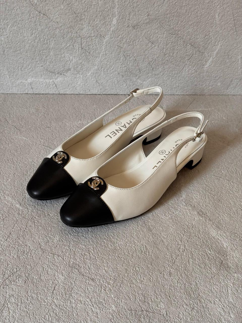 Chanel heels - low heels