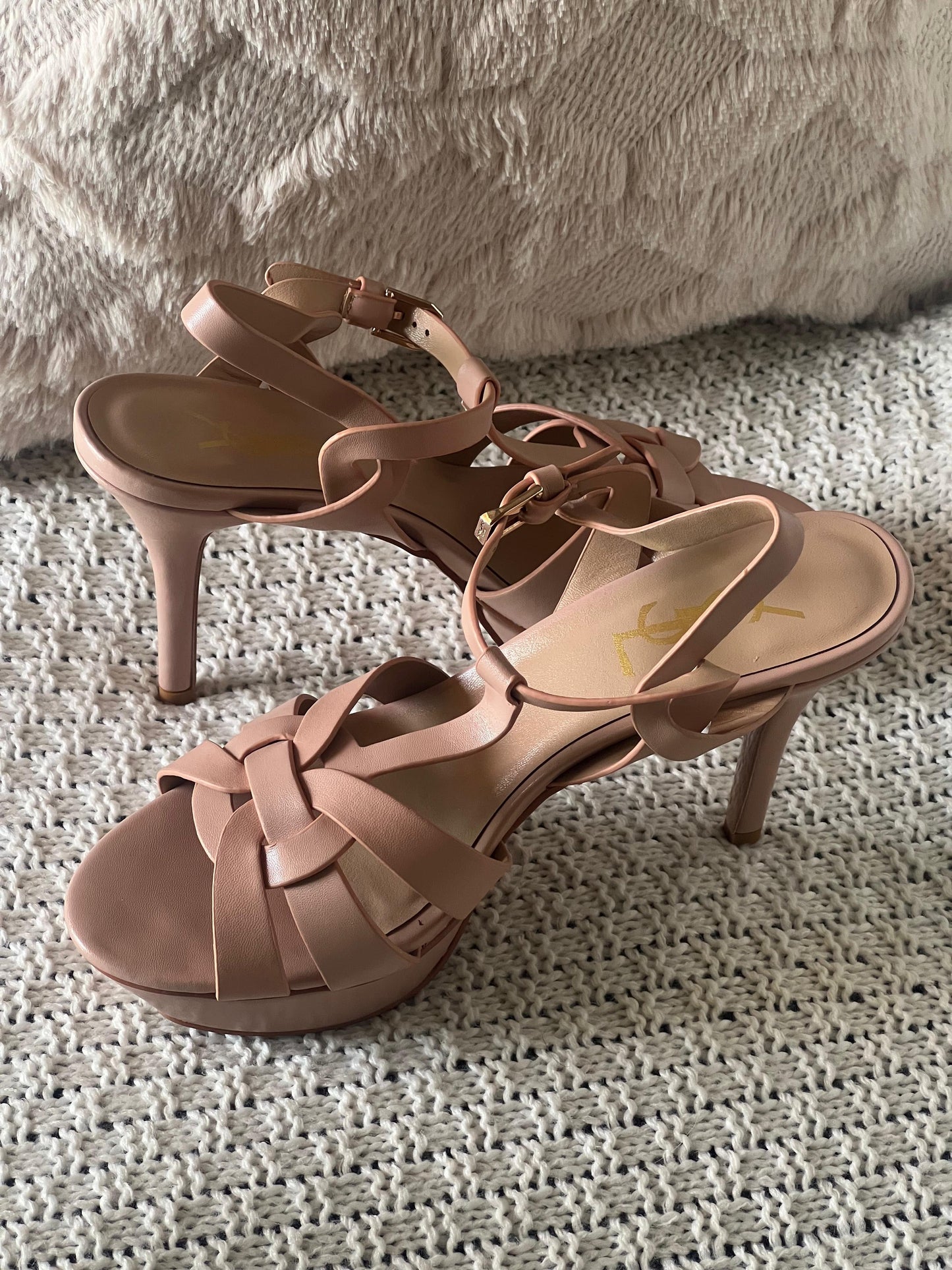 Ysl sandals heels
