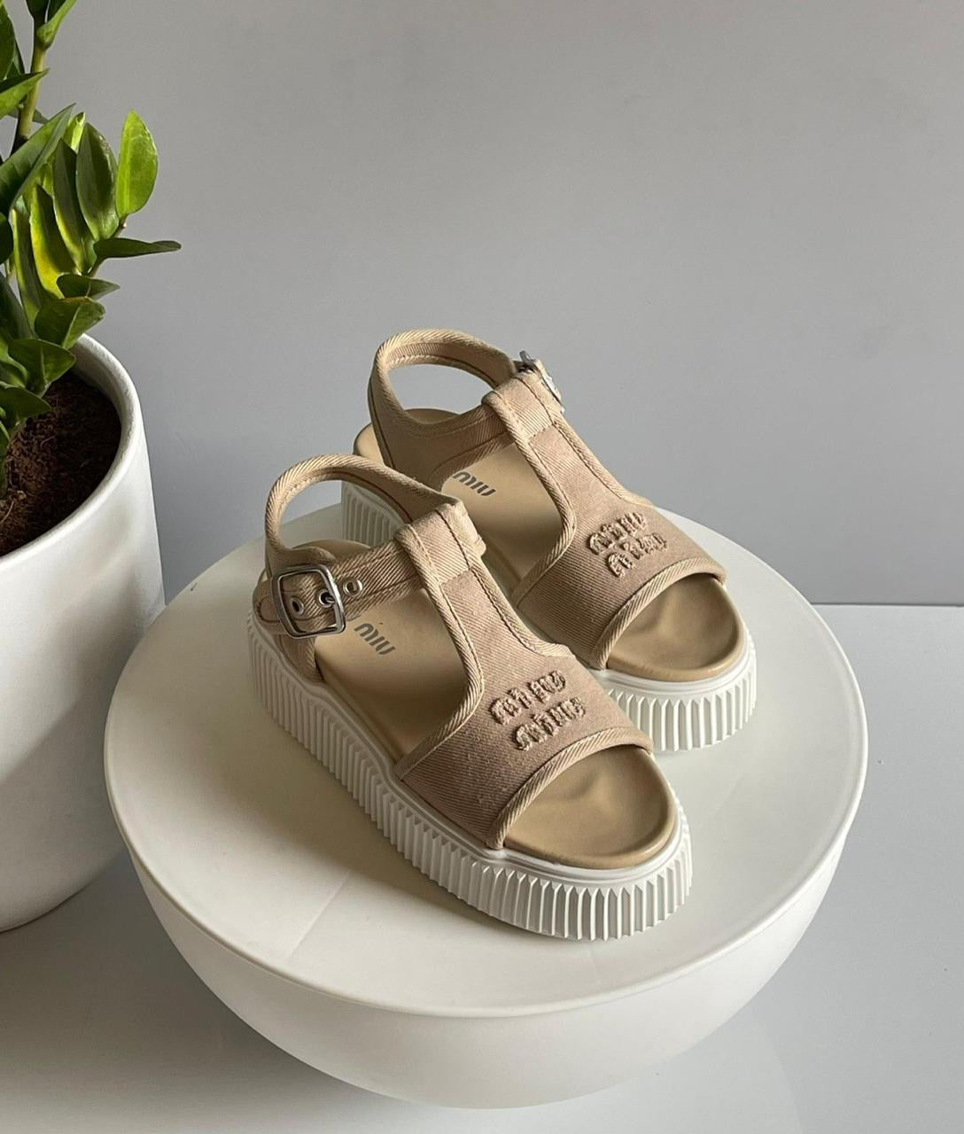 Miu miu sandals. Wedges