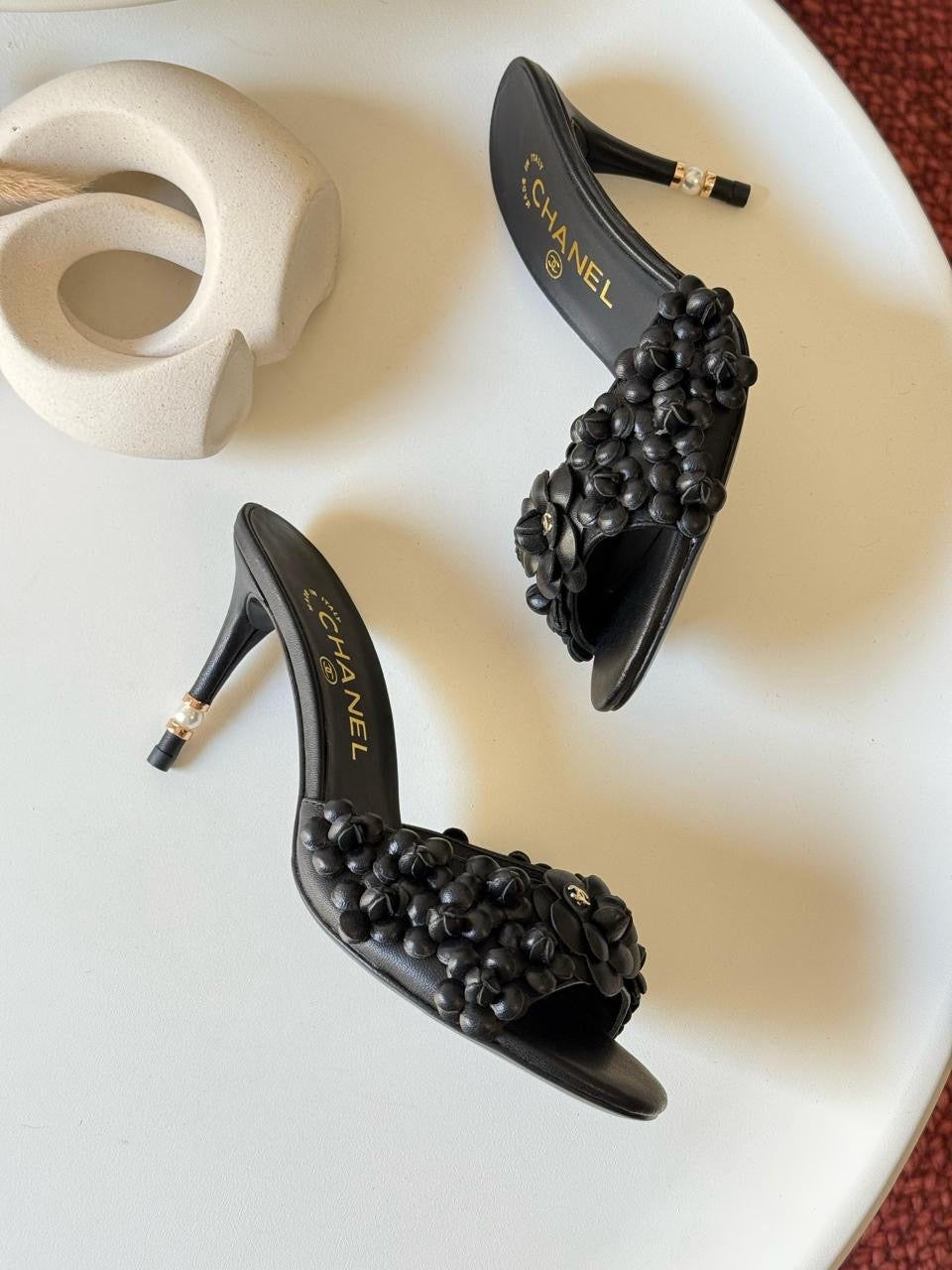 Chanel sandals heels