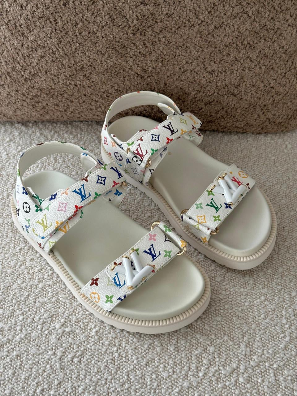 Lv sandals.