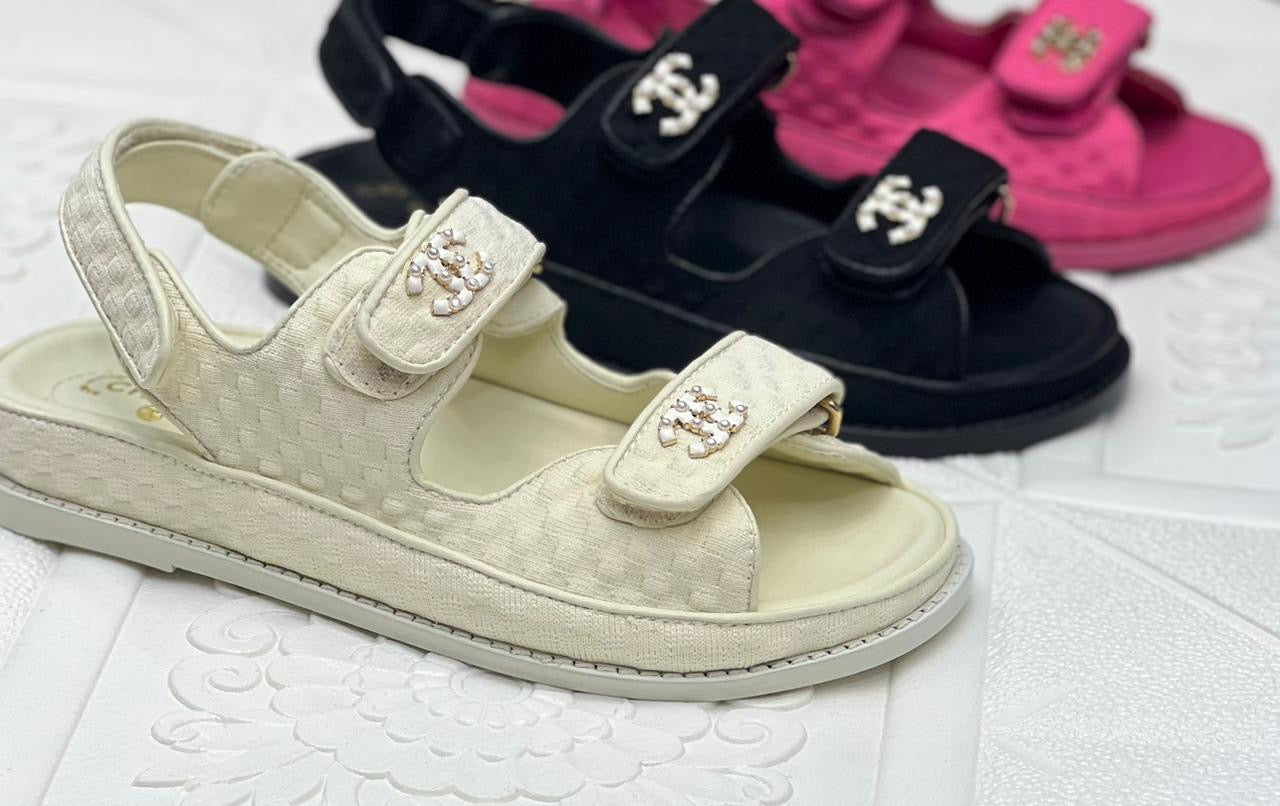 Chanel sandals.