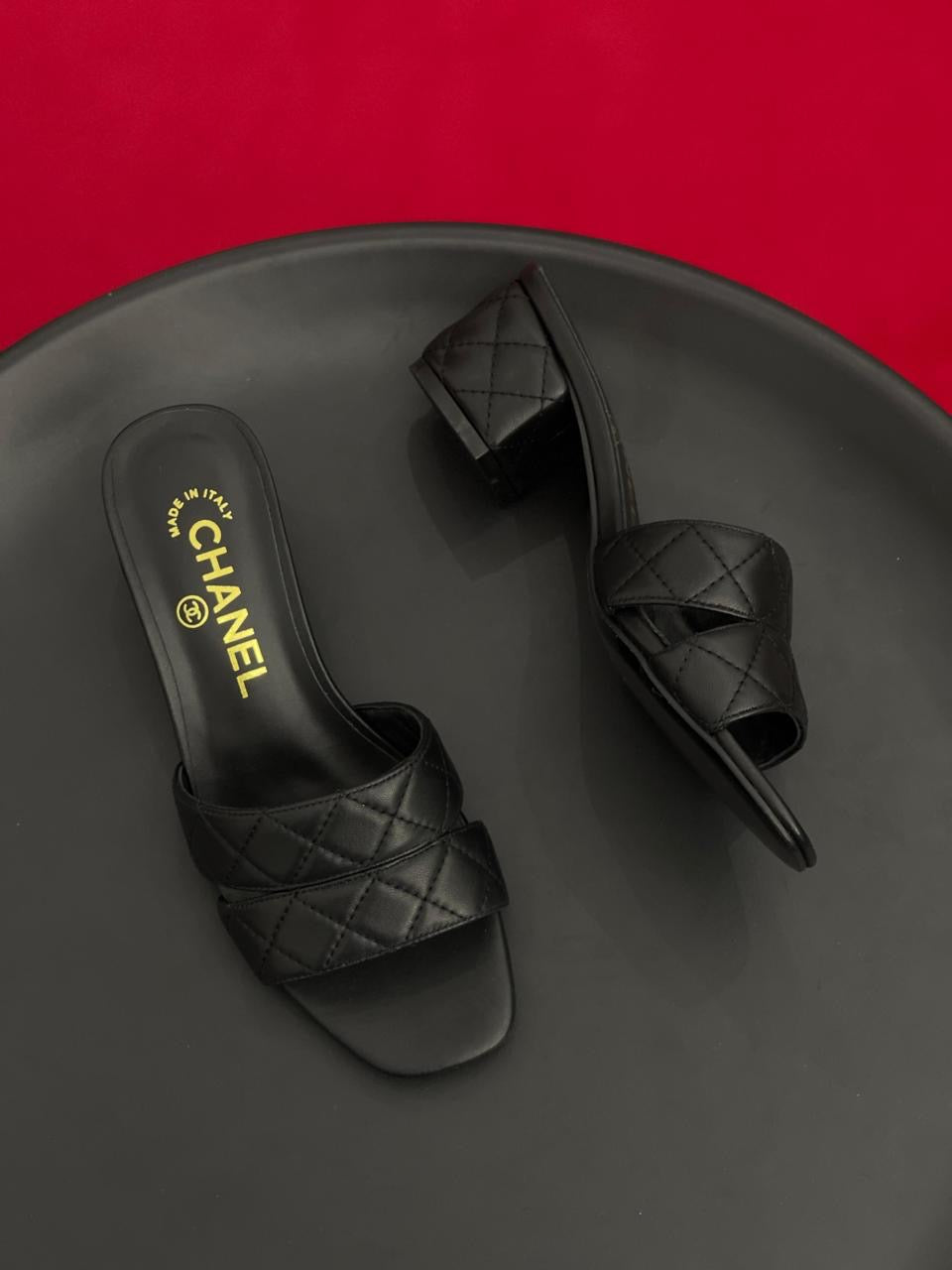 Chanel sandals heels