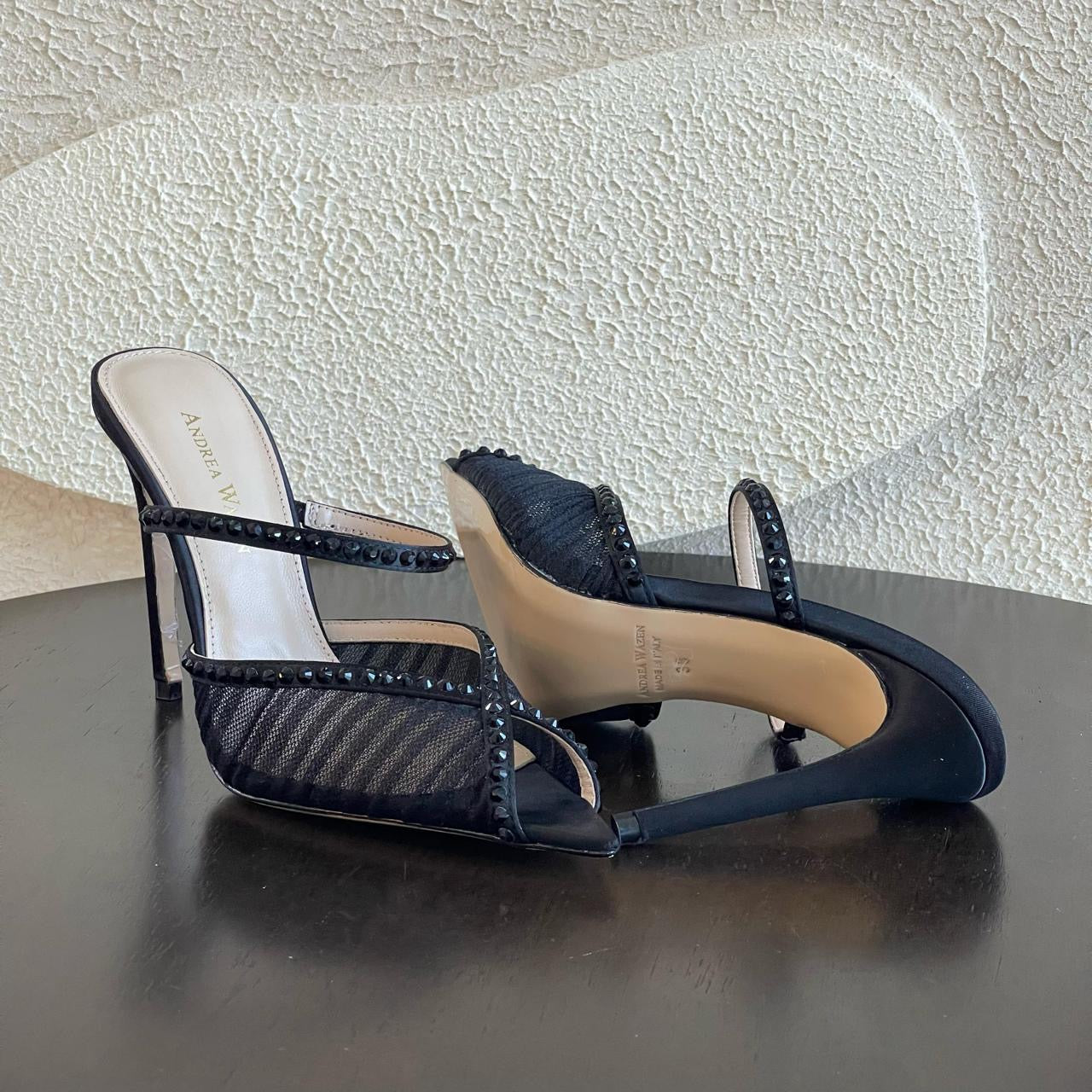 Andrea wazen sandals heels