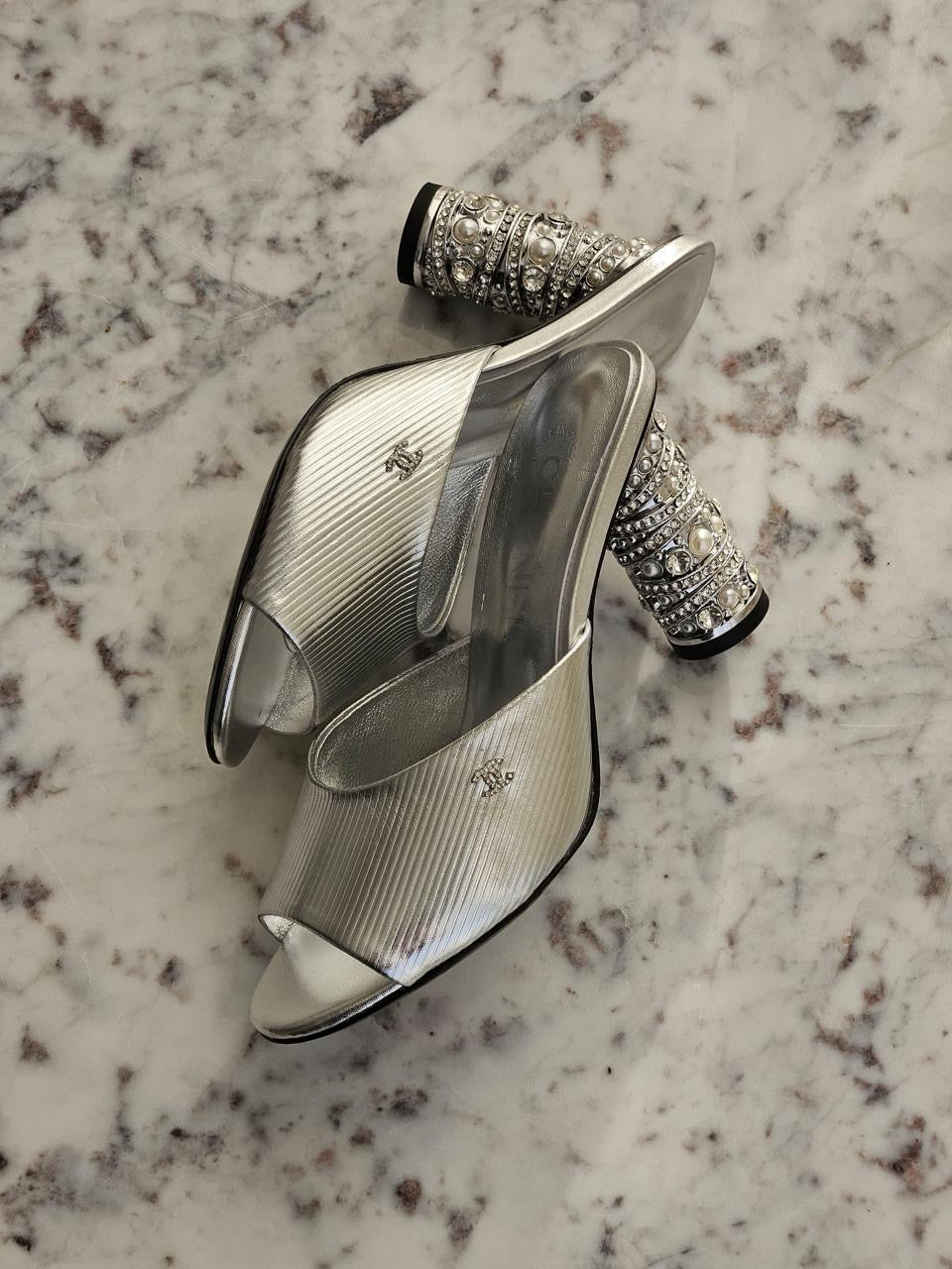 Chanel sandals heels