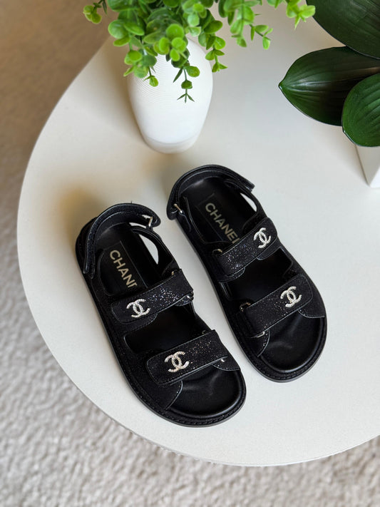 Chanel sandals.