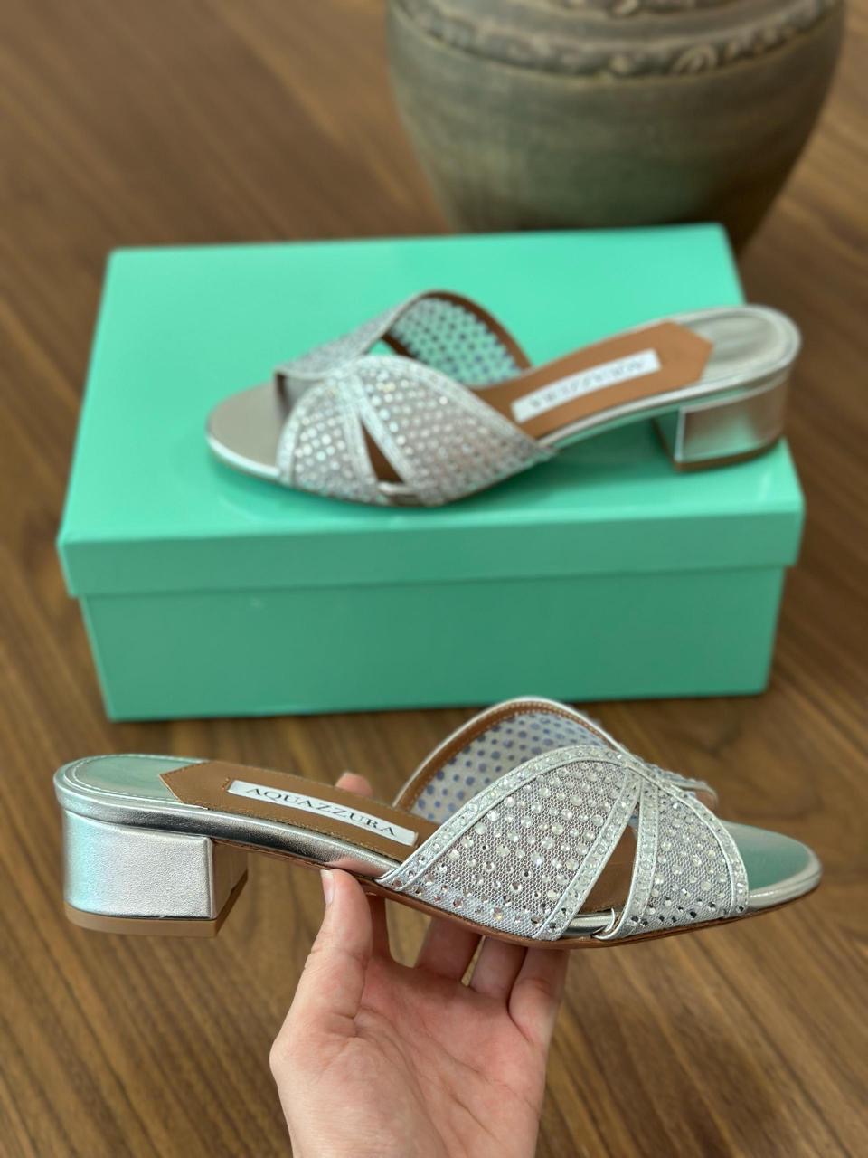 Aquazurra sandals heels