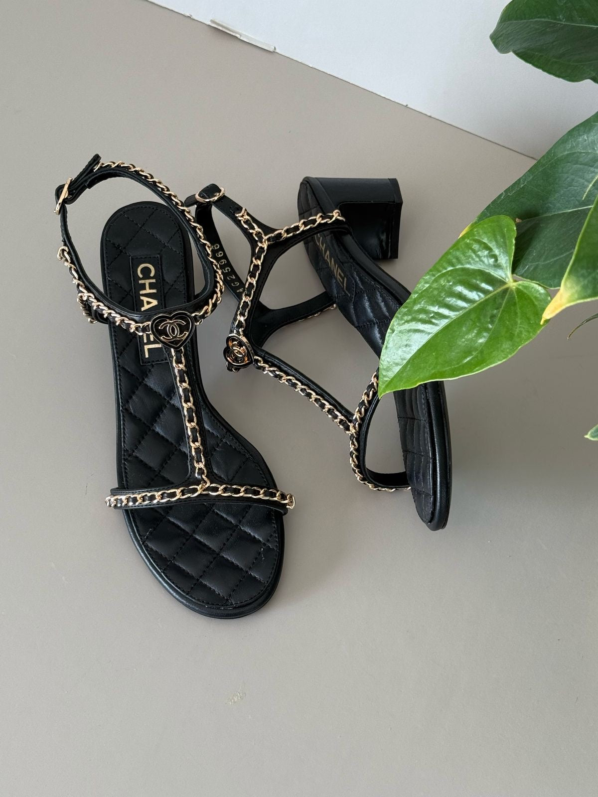 Chanel sandals heels
