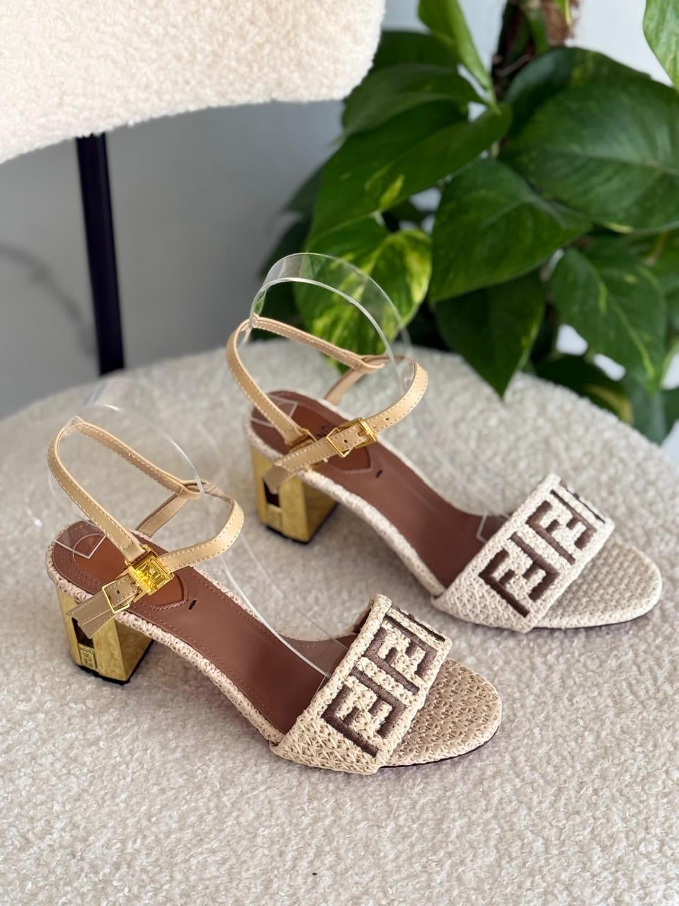 Fendi sandals heels