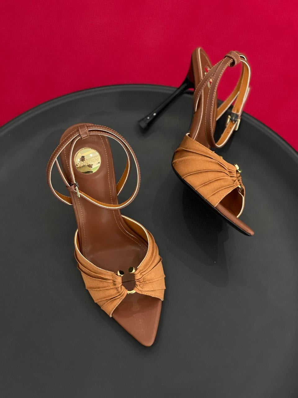 Ysl sandals heels