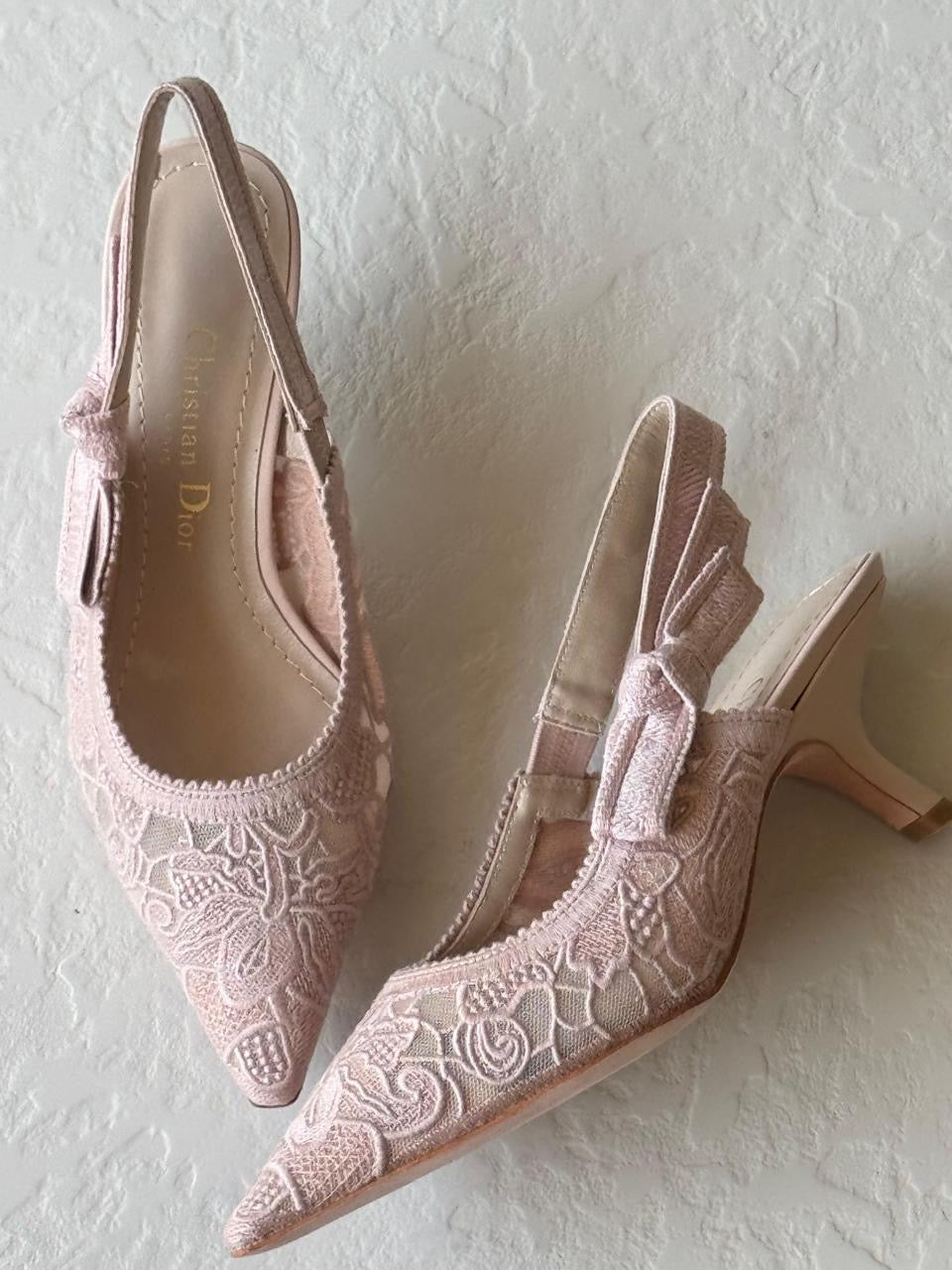 Dior heels - low and high