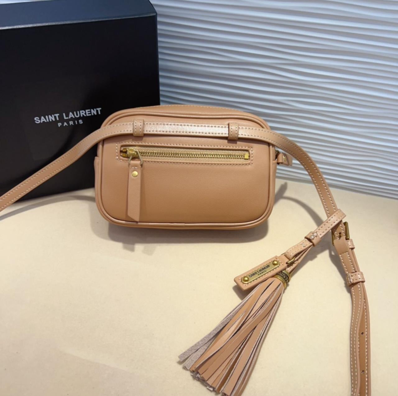 Ysl belt with wallet