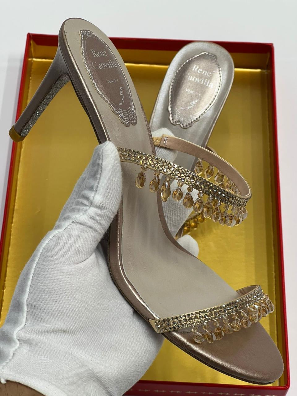 Rene caovilla sandals heels