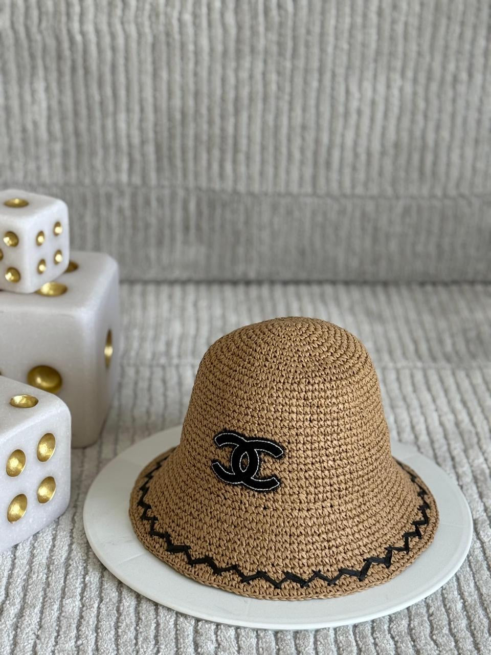 Chanel hat - beach hat