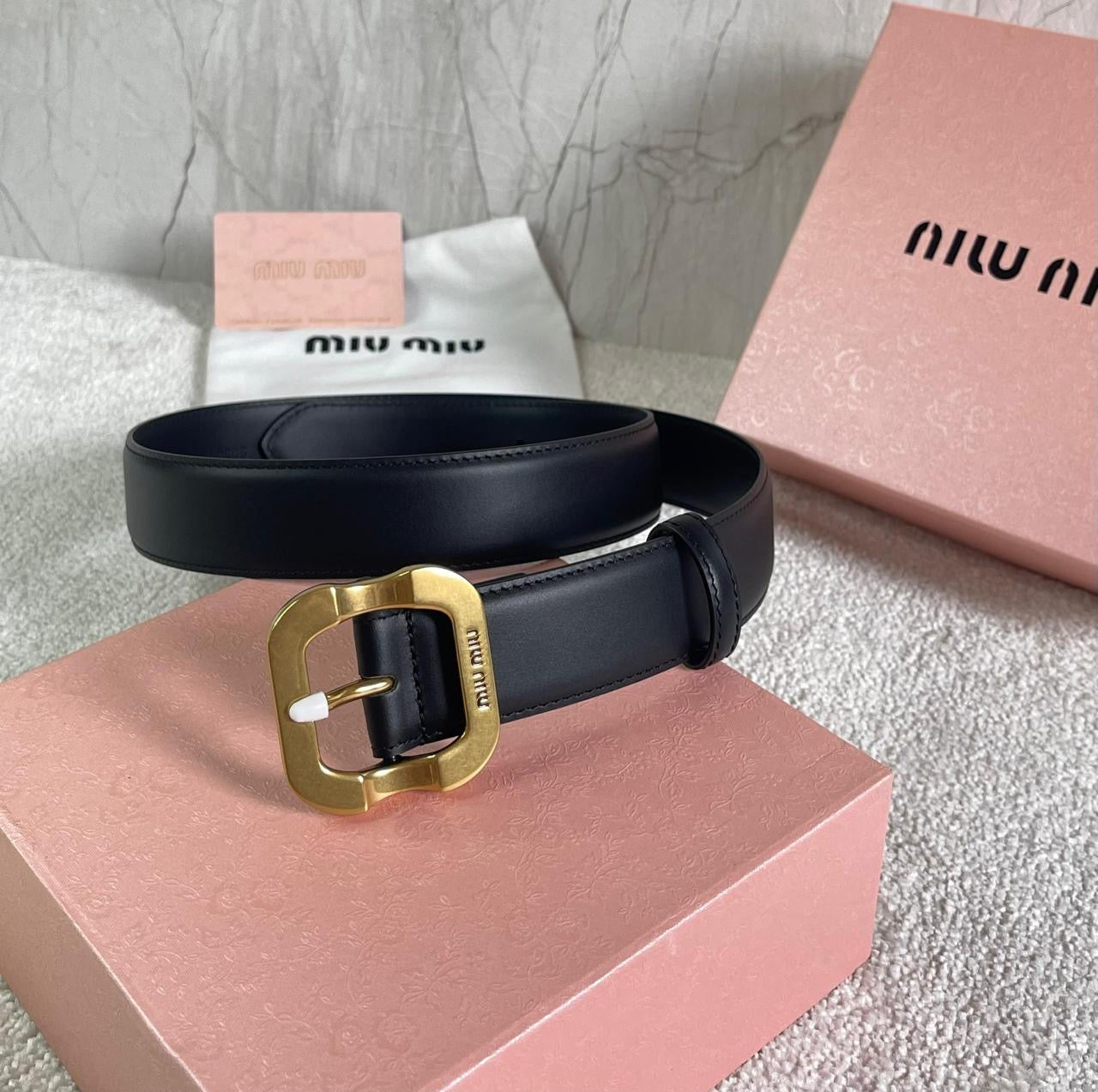 Miu miu belt