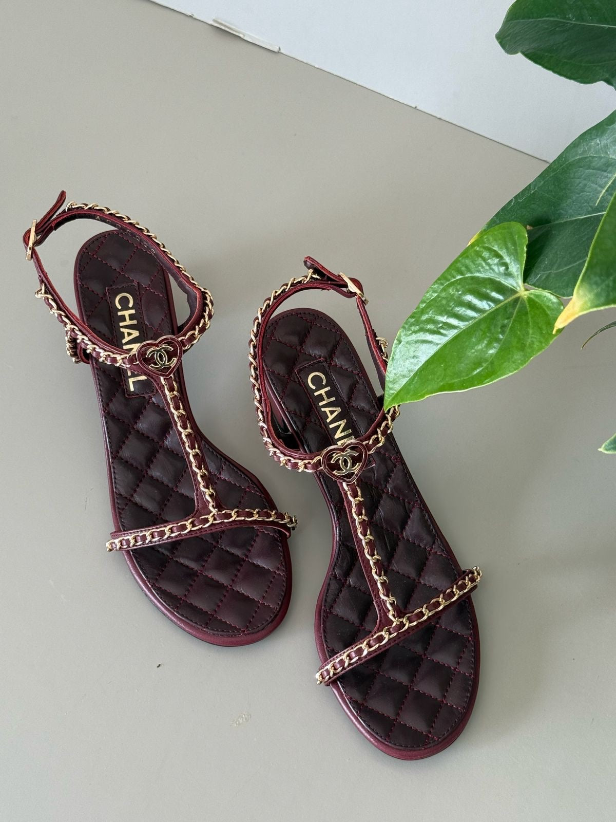 Chanel sandals heels