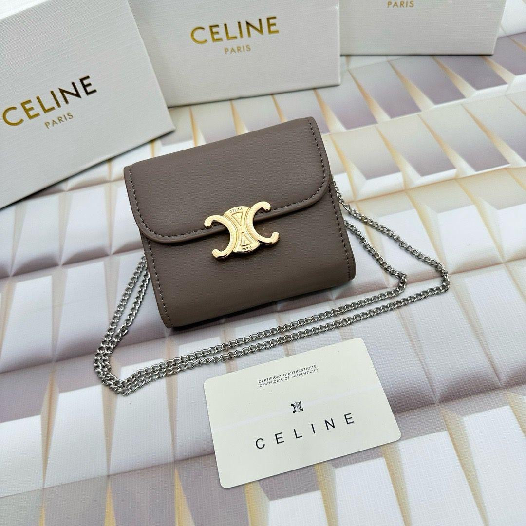 Celine wallet with chain