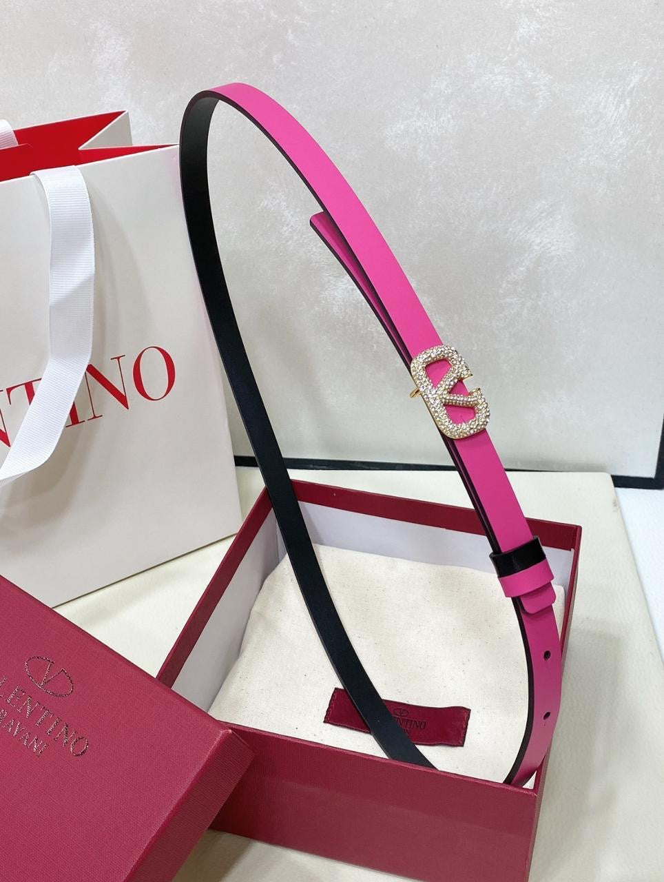 Valentino belt - thin with stones
