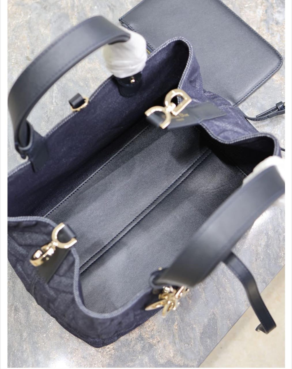 Dior bag 28 cm navy blue