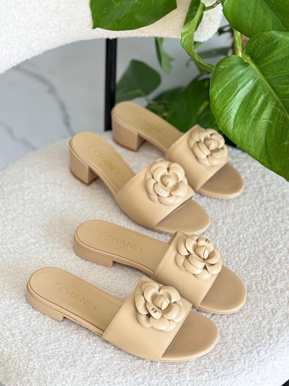 Chanel slippers & chanel sandals heels