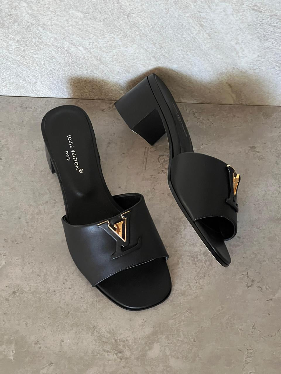 Lv sandals heels
