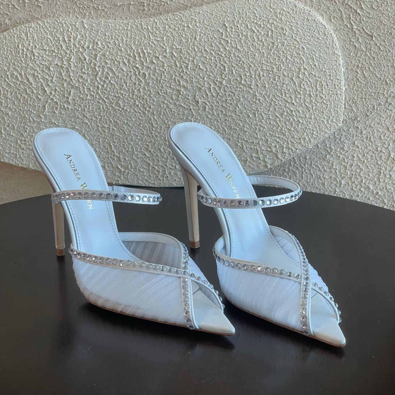Andrea wazen sandals heels