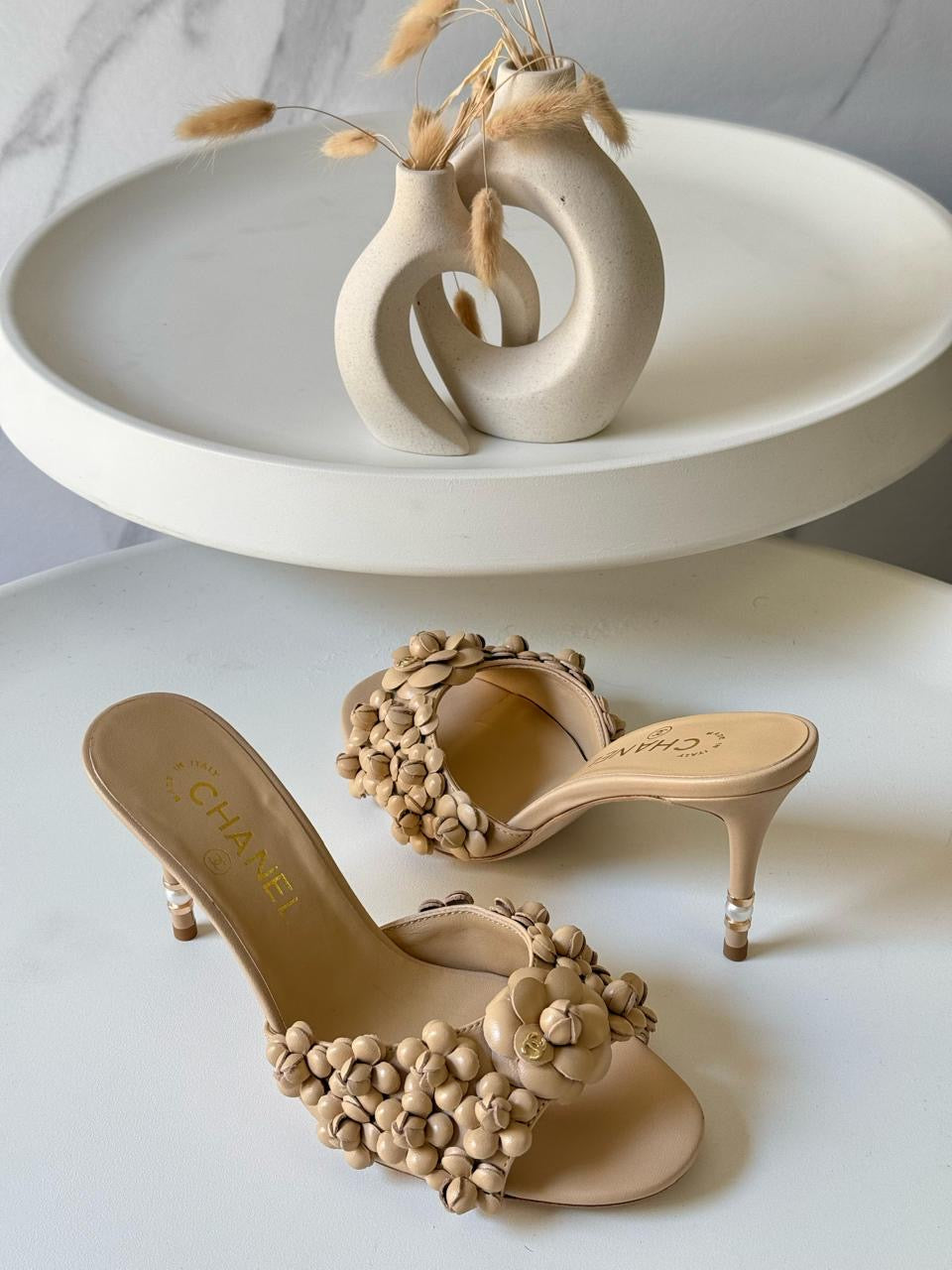 Chanel sandals heels