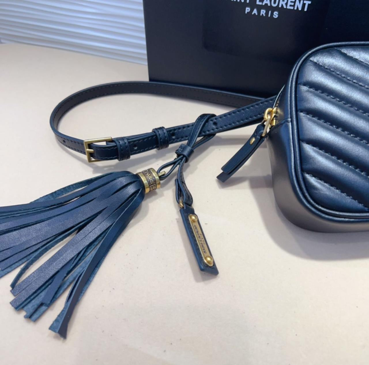 Ysl belt with wallet