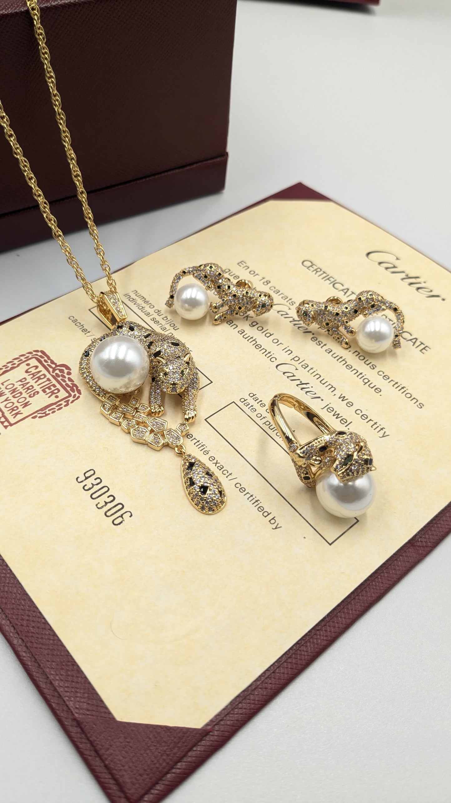 Cartier jewelry set