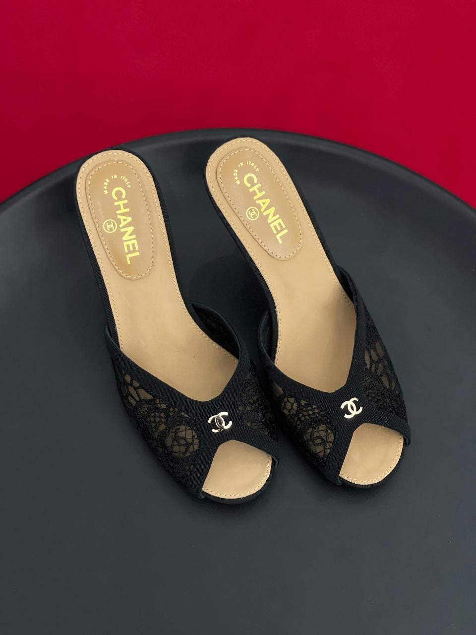Chanel sandals heels