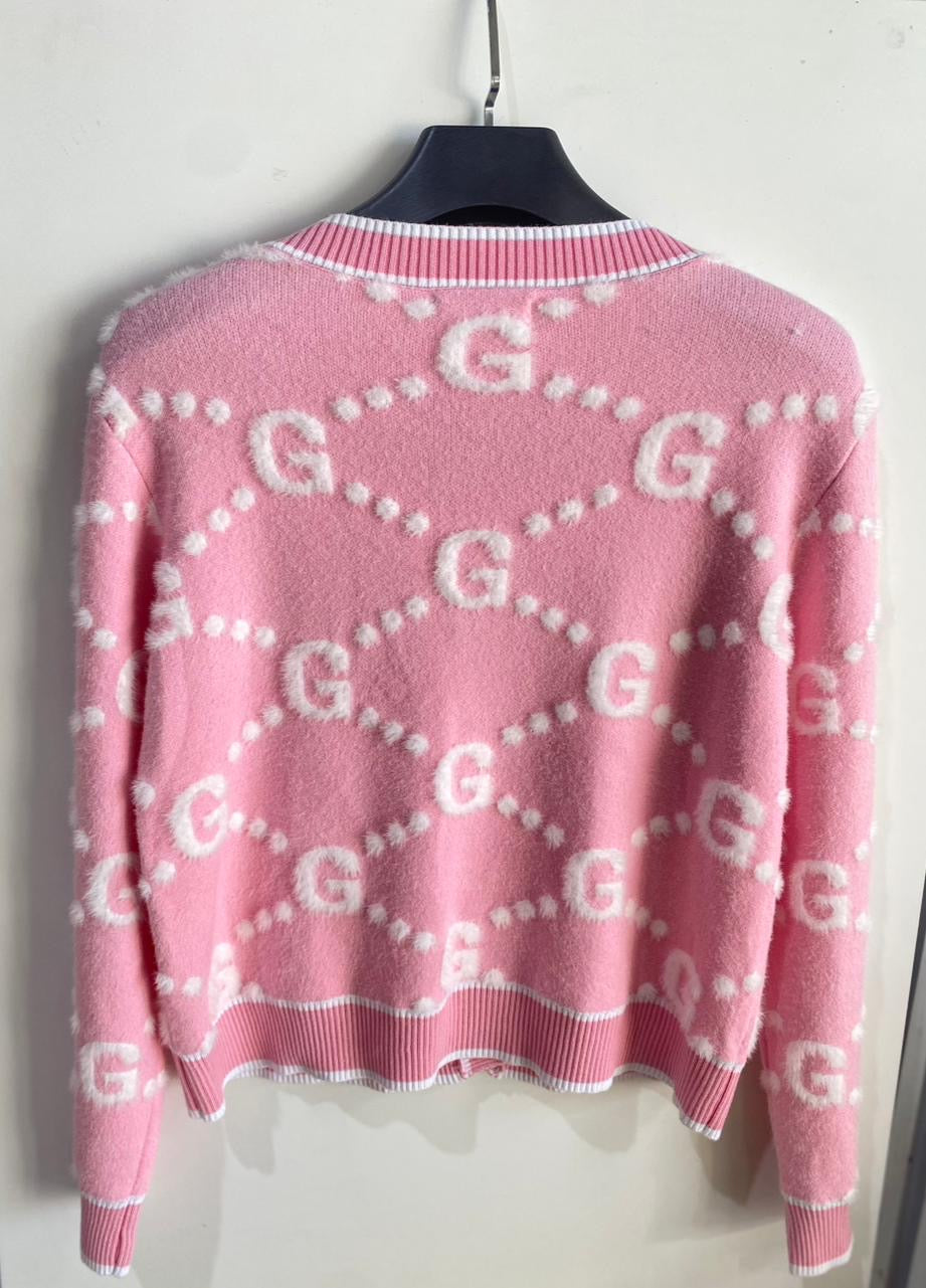 Gucci cardigan pink