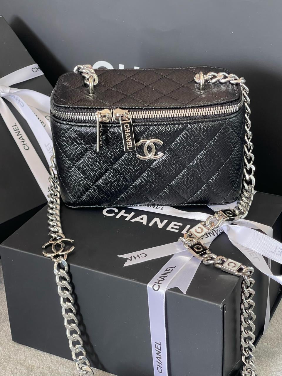 Chanel bag silver hardware