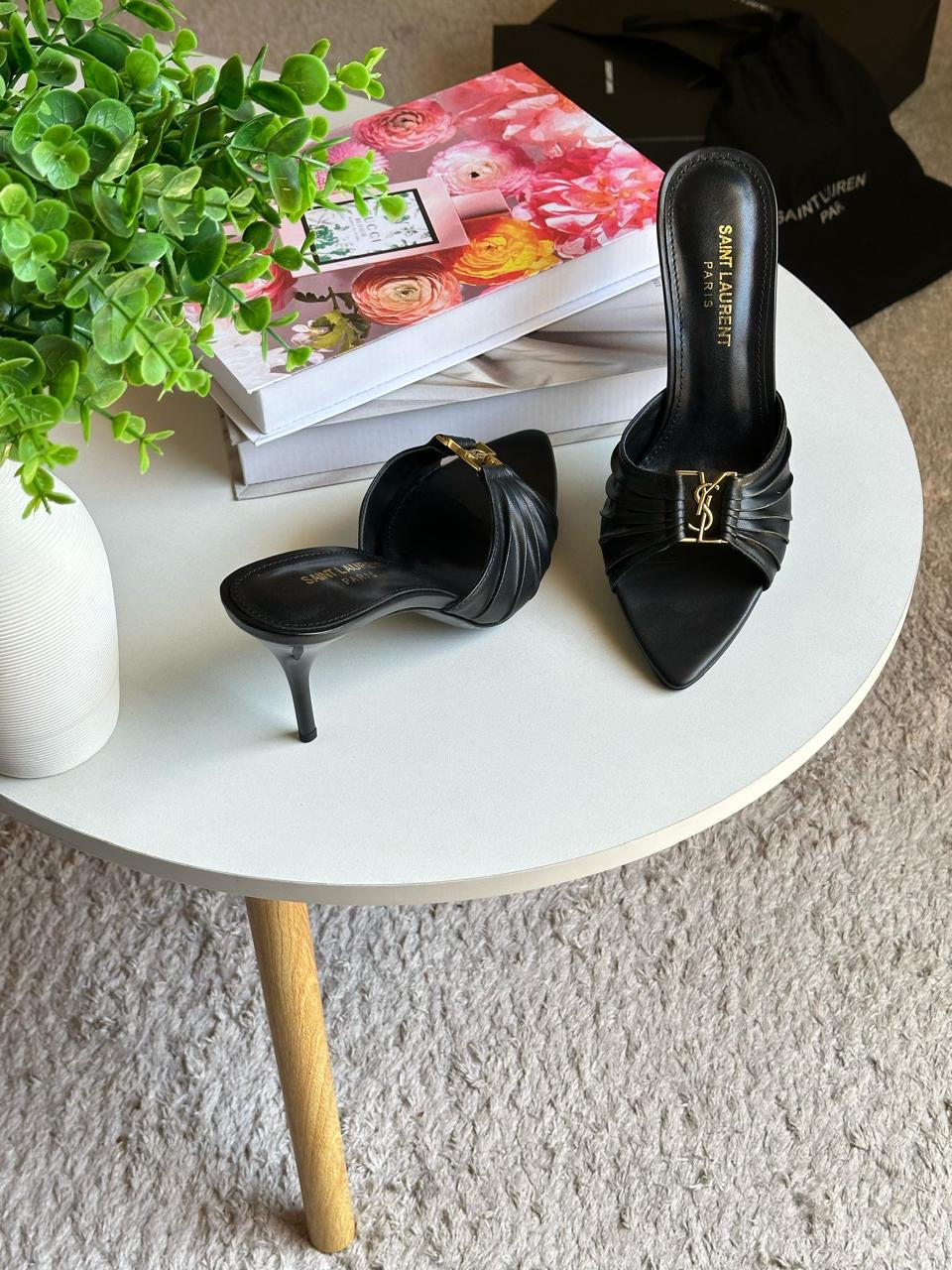 Ysl sandals heels