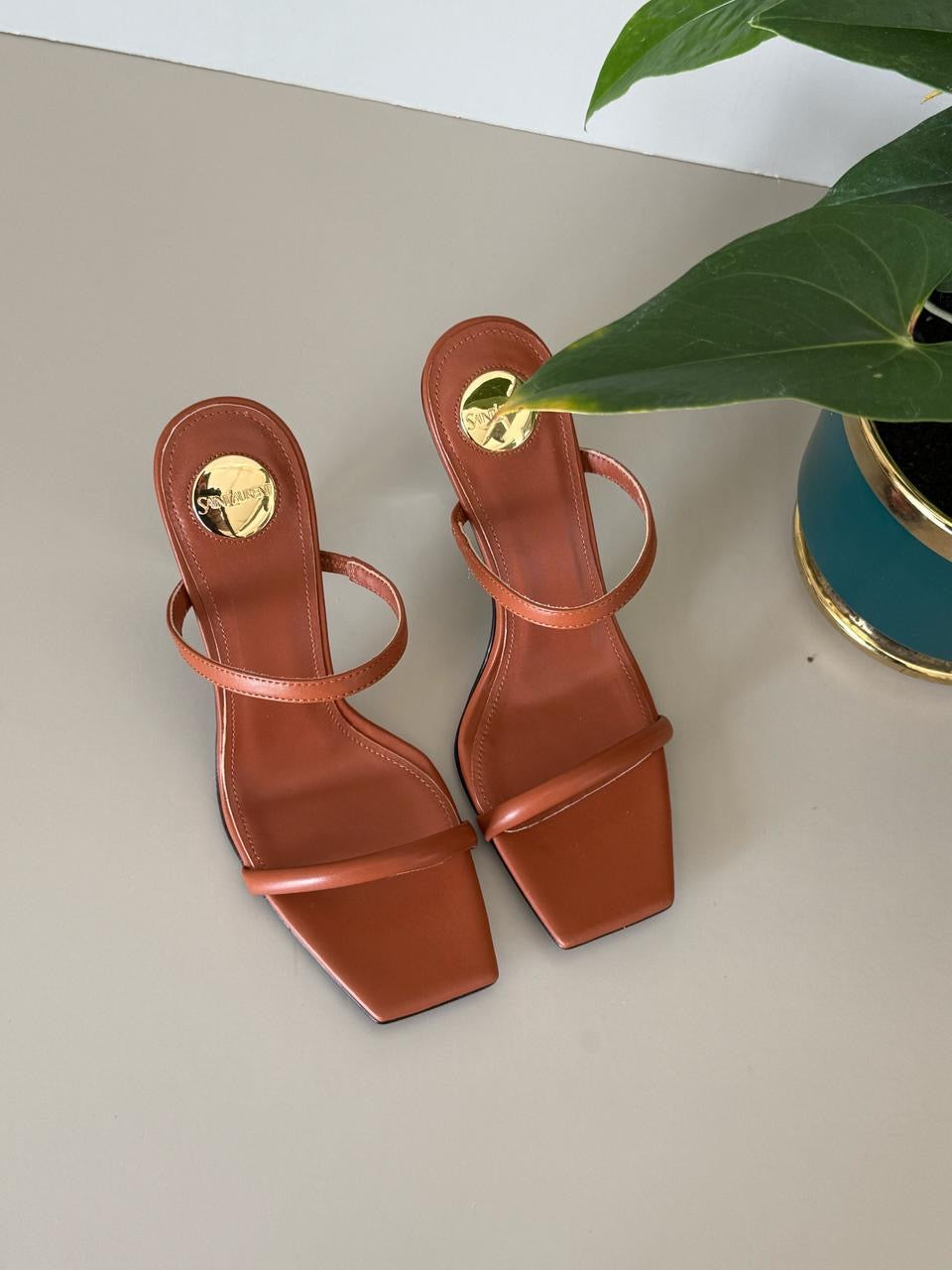 Ysl sandals heels