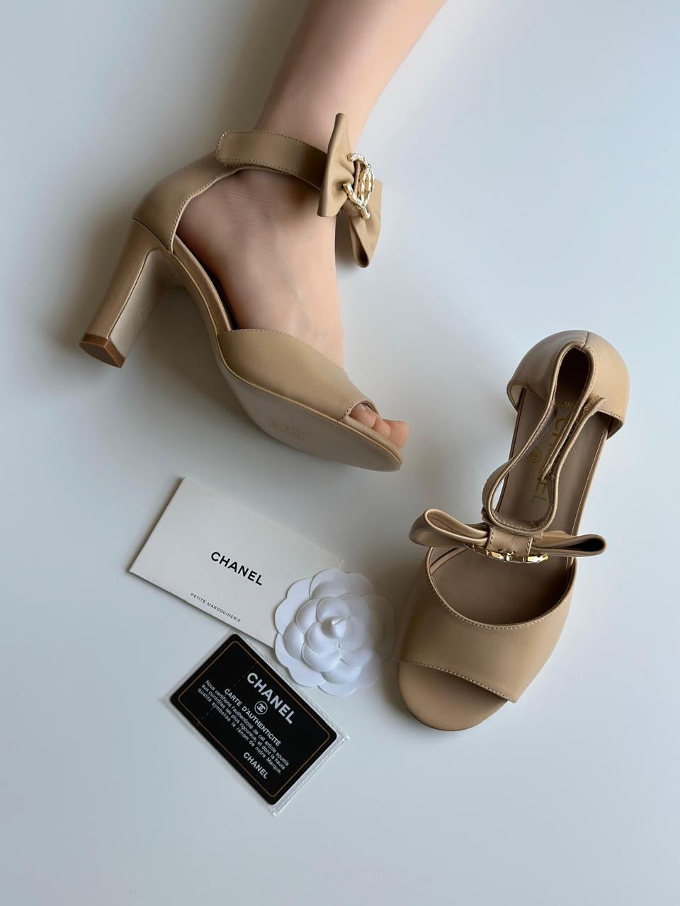 Chanel sandals heels