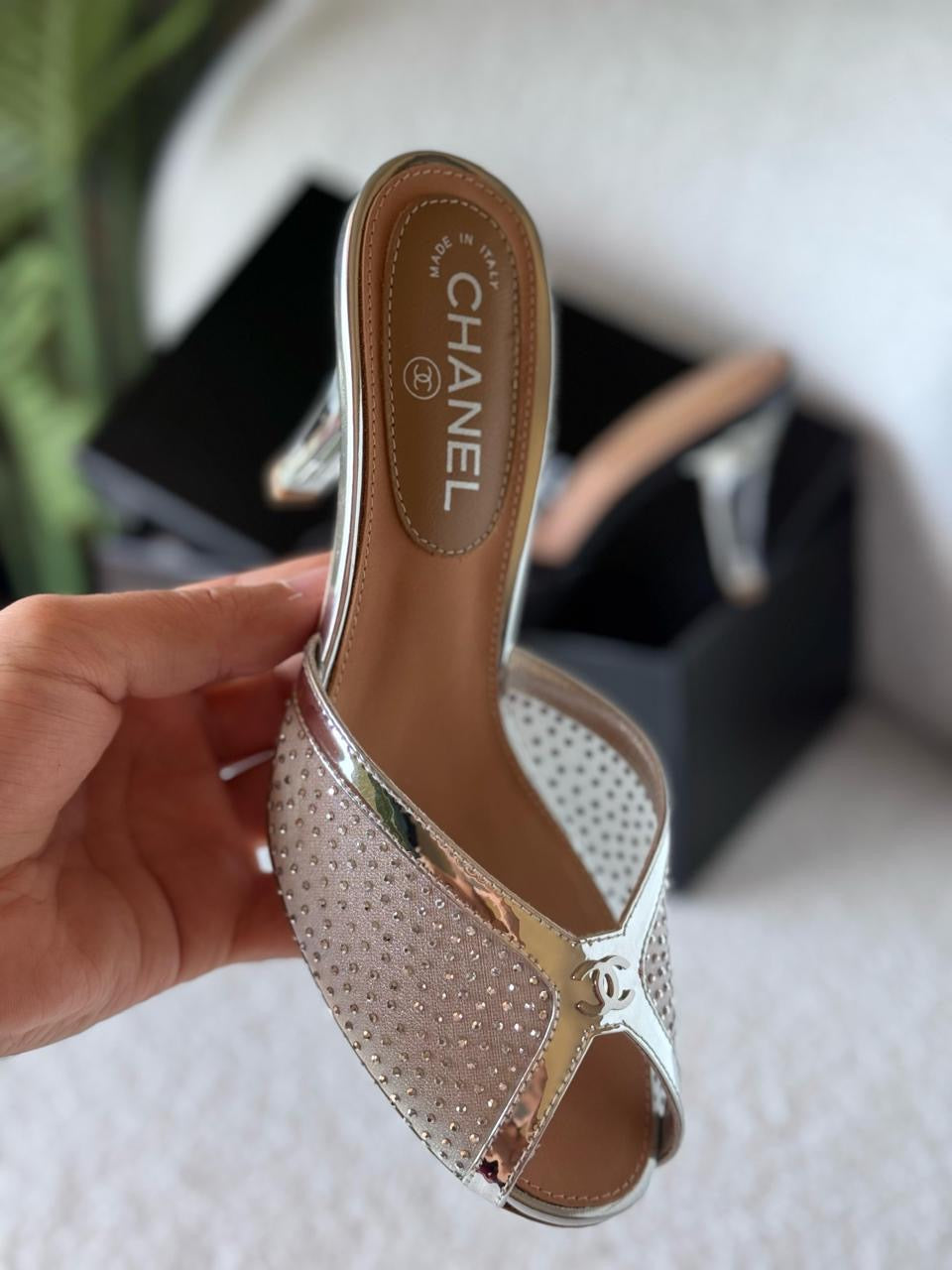 Chanel sandals heels