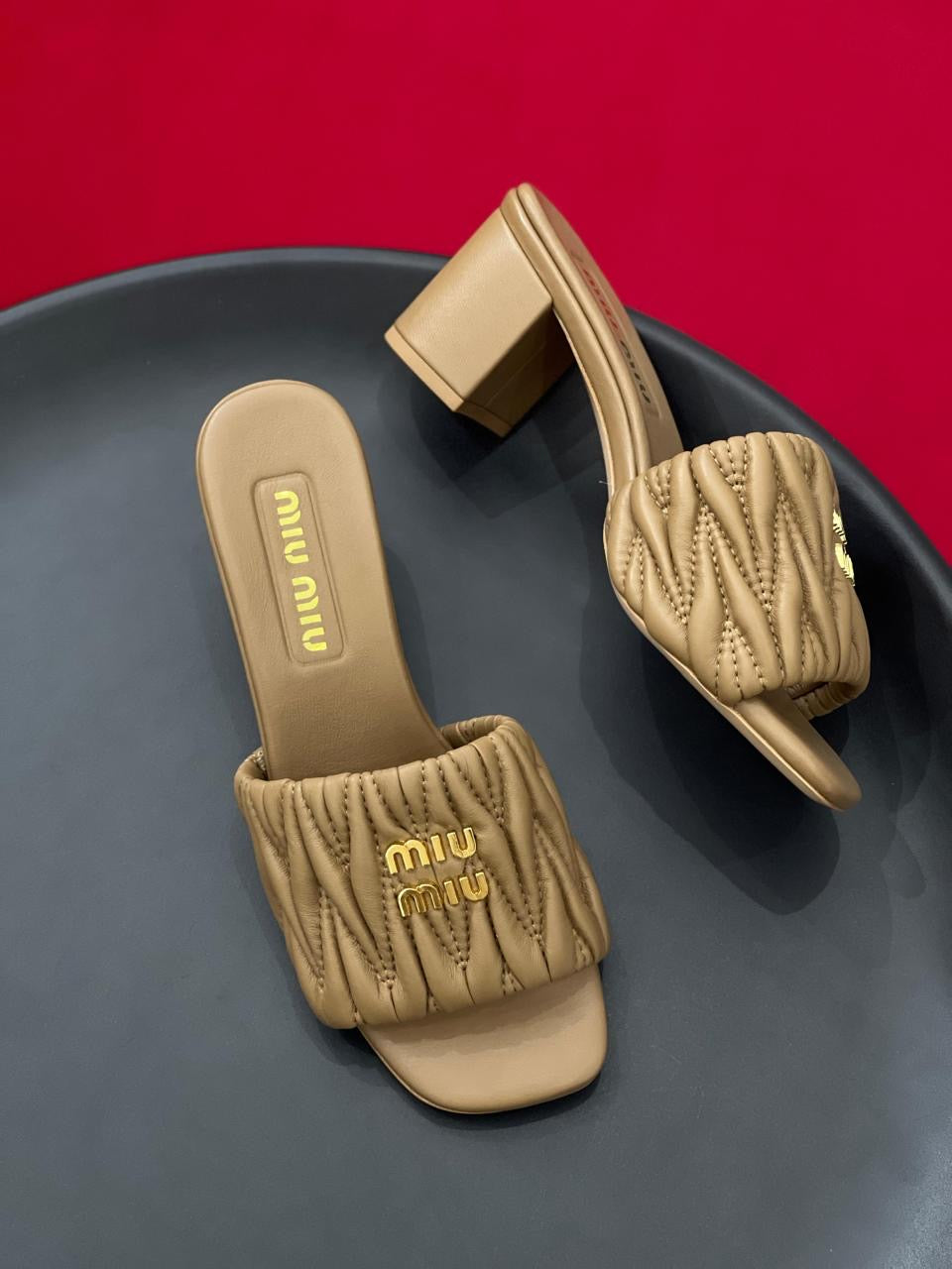 Miu miu sandals heels