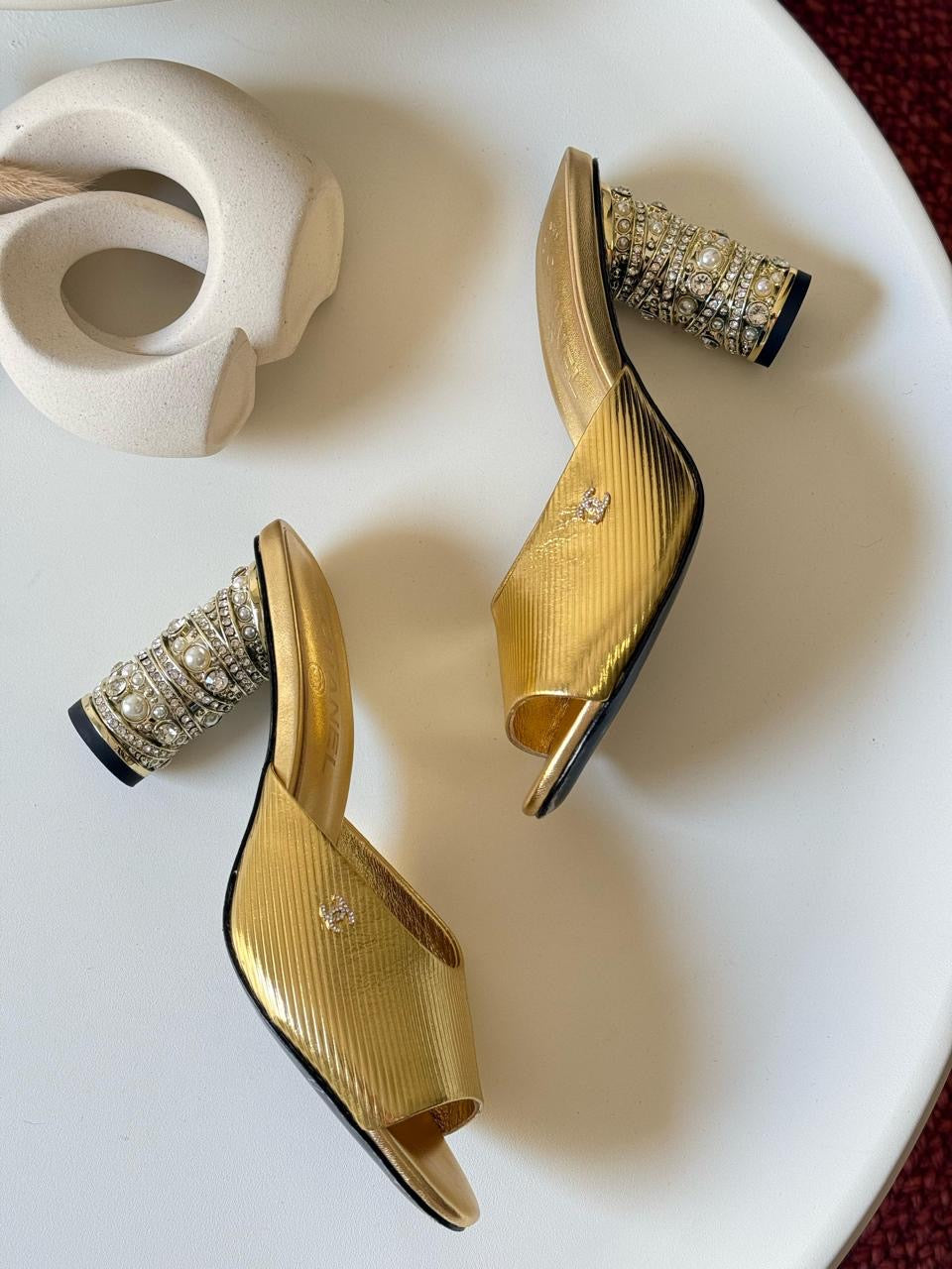Chanel sandals heels