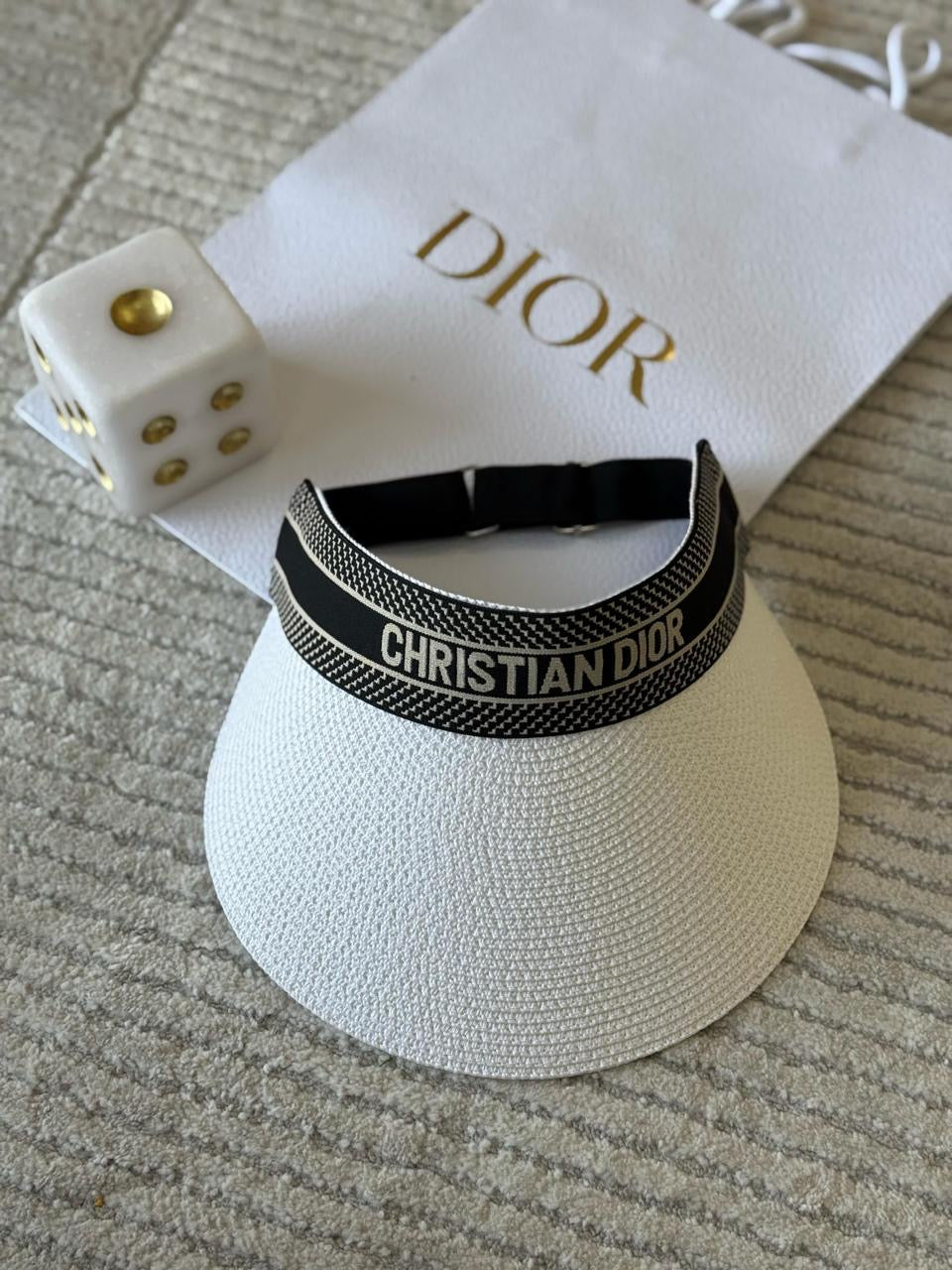 Dior hat - beach hat