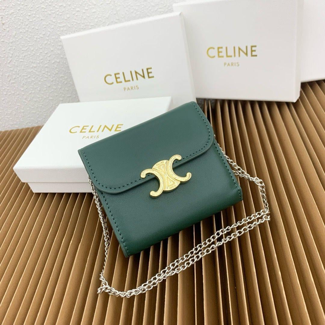 Celine wallet with chain