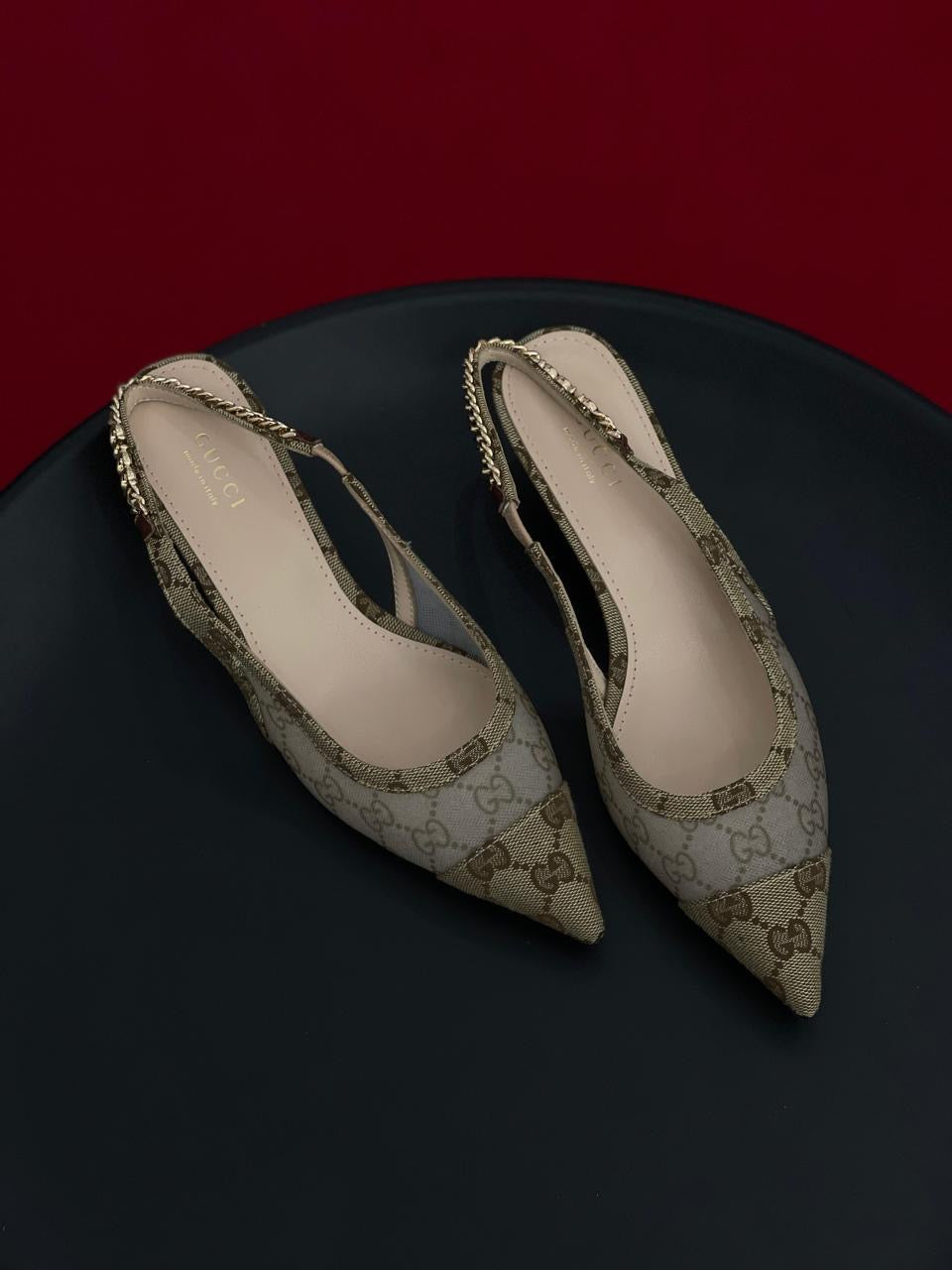 Gucci heels - low heels