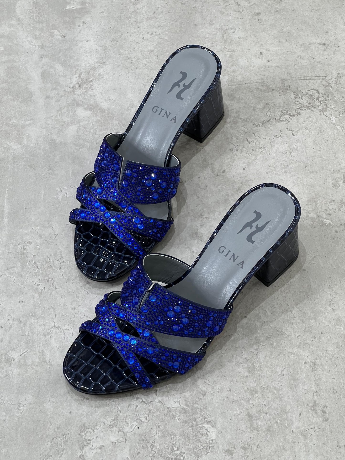 Gina heels blue