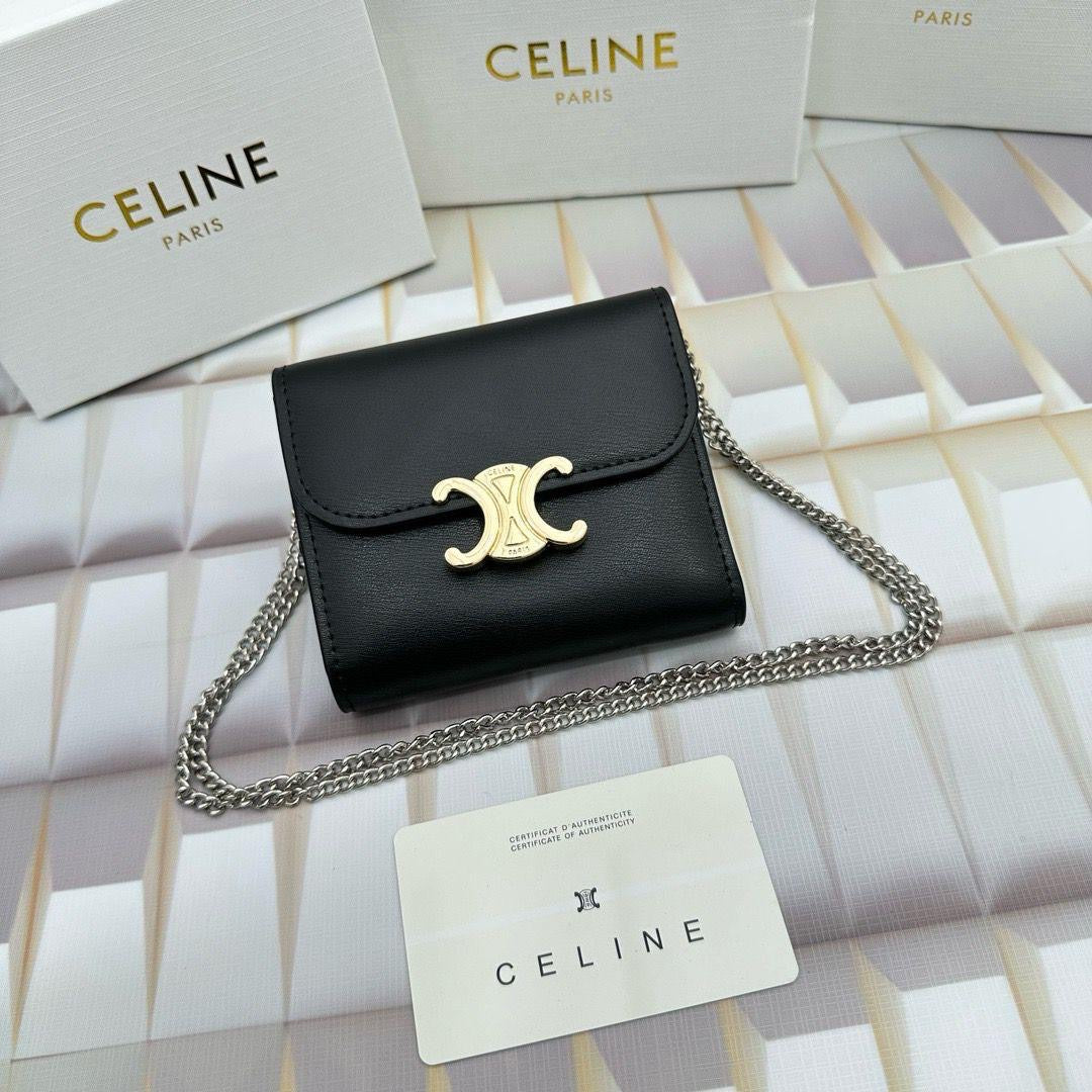 Celine wallet with chain
