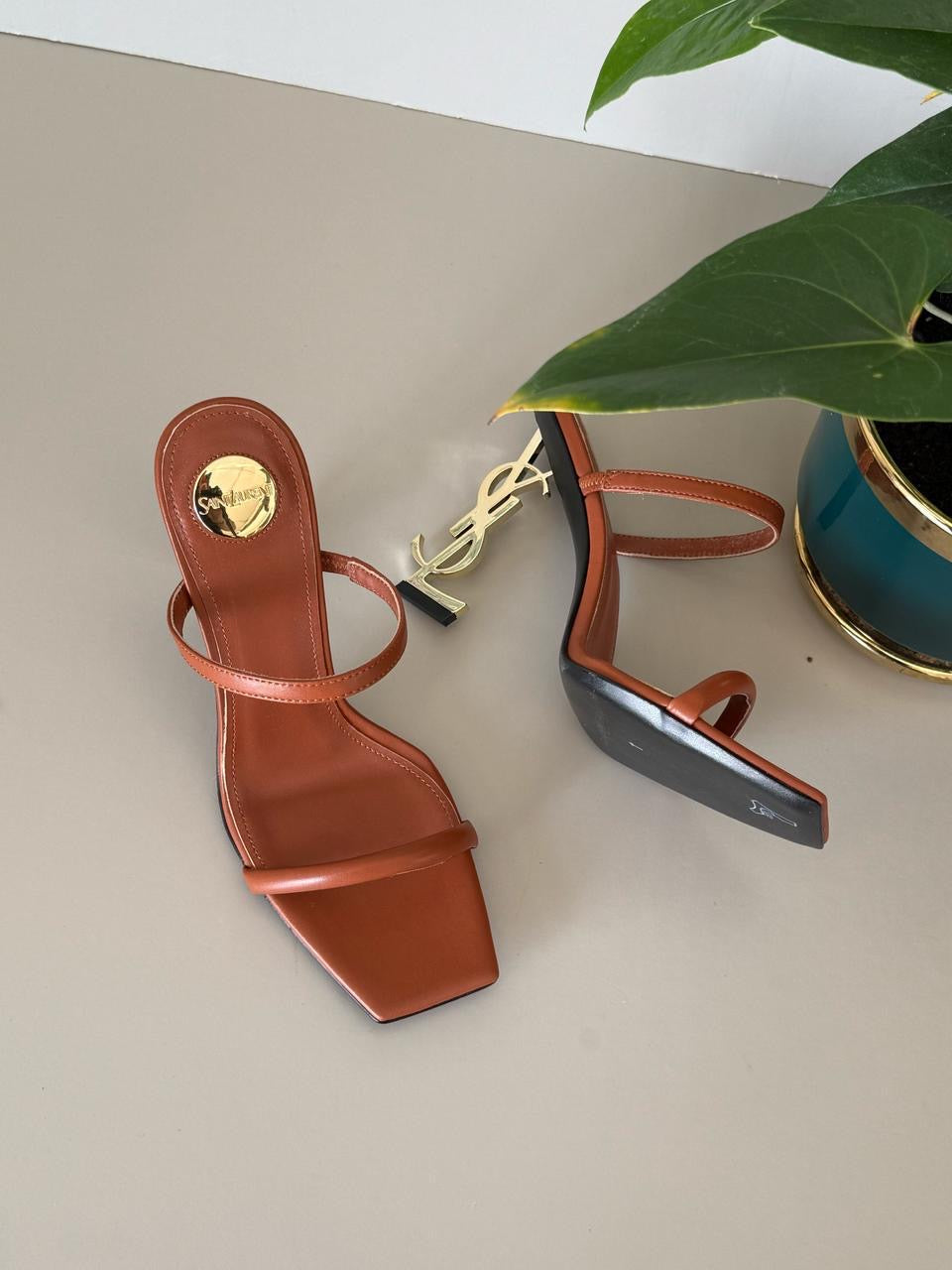 Ysl sandals heels